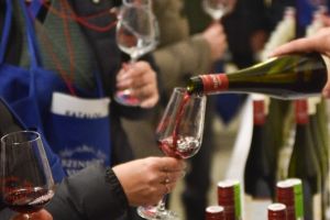 Bzenecké sklepy při svíčkách